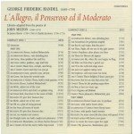 Handel* - Susan Gritton · Claron McFadden · Lorna Anderson · Paul Agnew (2) · Neal Davies, The King's Consort, Robert King (9) - L'Allegro, Il Penseroso Ed Il Moderato (2xCD)