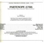 Hændel* – La Petite Bande, Sigiswald Kuijken - Partenope (1730) (3xCD, Album, RE, RM + Box, Sli)