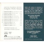 Handel*, Andrew Manze & Richard Egarr - Complete Violin Sonatas (CD, Album)
