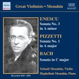 Enescu*, Pizzetti*, Bach*, Yehudi Menuhin, Hephzibah Menuhin - Violin Sonatas (CD, Comp, Mono)