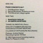 Gershwin* - Daniel Blumenthal, English Chamber Orchestra, Steuart Bedford - Rhapsody In Blue / Piano Concerto In F / An American In Paris (LP, Album)