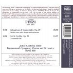 Finzi*, James Gilchrist, Bournemouth Symphony Chorus And Orchestra*, David Hill - Intimations of Immortality/For St Cecilia (CD, Album)