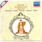 Puccini*, Sutherland*, Pavarotti*, Caballé*, Mehta* - Turandot (Highlights) (CD, Album, RE)