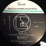 The Giancarlo Nicolai Trio* - Goccie (LP, Album)