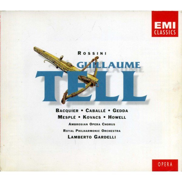 Rossini* - Bacquier* • Caballé* • Gedda* • Mesplé* • Kovacs* • Howell* • Ambrosian Opera Chorus* • Royal Philharmonic Orchestra • Lamberto Gardelli - Guillaume Tell (4xCD, Album, RE, RM + Box, Sli)