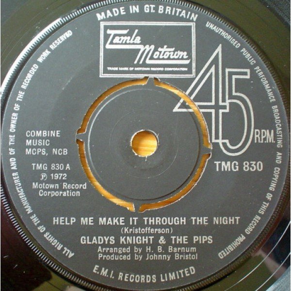 Gladys Knight And The Pips - Help Me Make It Through The Night (7