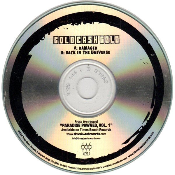 Gold Cash Gold - Damaged (CDr, Single)