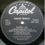 Great White - Recovery: Live! (LP, Comp)
