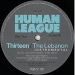Human League* - The Lebanon (12