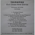 Immense - Evil Ones And Zeros (CD, Album, Promo)