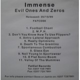 Immense - Evil Ones And Zeros (CD, Album, Promo)