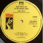 Isaac Hayes - Live At The Sahara Tahoe (2xLP, Album, RE)