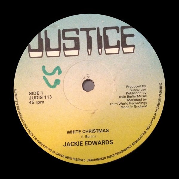 Jackie Edwards - White Christmas / Peaceful Man (12