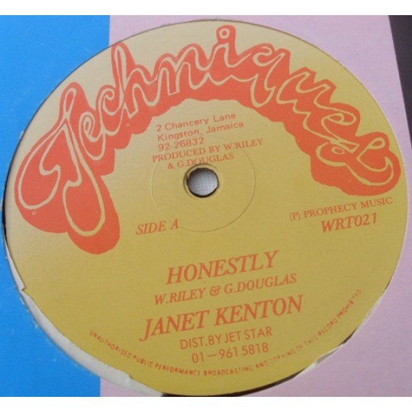 Janet Kenton / Dean Fraser - Honestly / I Love You (12