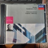Sibelius* -- Philharmonia Orchestra, Vladimir Ashkenazy - Symphonies 4 & 5 (CD, Comp, RE)