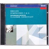 Jean Sibelius, Vladimir Ashkenazy, Philharmonia Orchestra - Symphonies No. 3 In C Major, Op. 52 & No. 6 In D Minor, Op. 104 (CD)