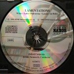 Jeremy Summerly, Oxford Camerata - Lamentations (CD, Album)