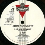 Jimmy Somerville - To Love Somebody (12