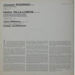 Rodrigo* / Villa-Lobos* - John Williams (7), Daniel Barenboim, English Chamber Orchestra - Concierto De Aranjuez / Concerto For Guitar (LP, Lab)