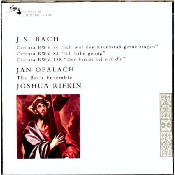Johann Sebastian Bach - Jan Opalach, Joshua Rifkin - Cantatas 56, 82 & 158 (CD, Album)