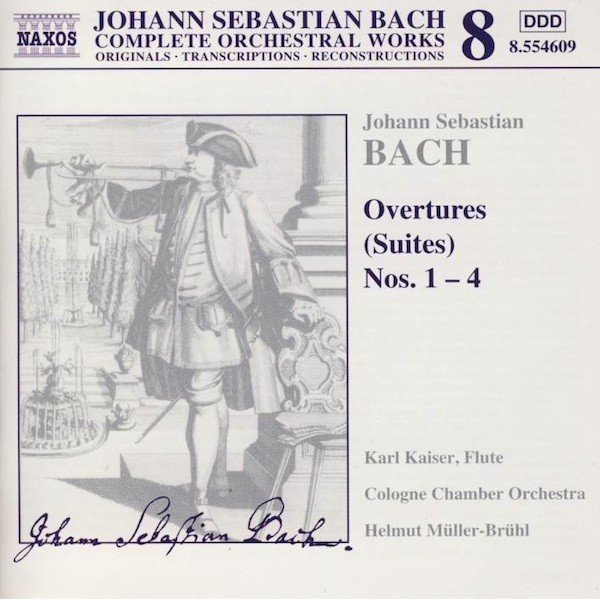 Johann Sebastian Bach - Karl Kaiser, Cologne Chamber Orchestra*, Helmut Müller-Brühl - Overtures (Suites) Nos. 1-4 (CD, Album)