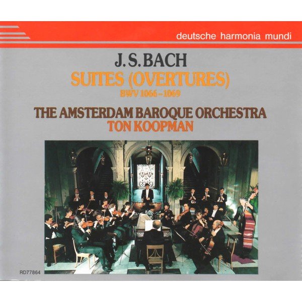 Johann Sebastian Bach, Ton Koopman, The Amsterdam Baroque Orchestra - Suites (Overtures) BWV 1066-1069 (2xCD, Album)