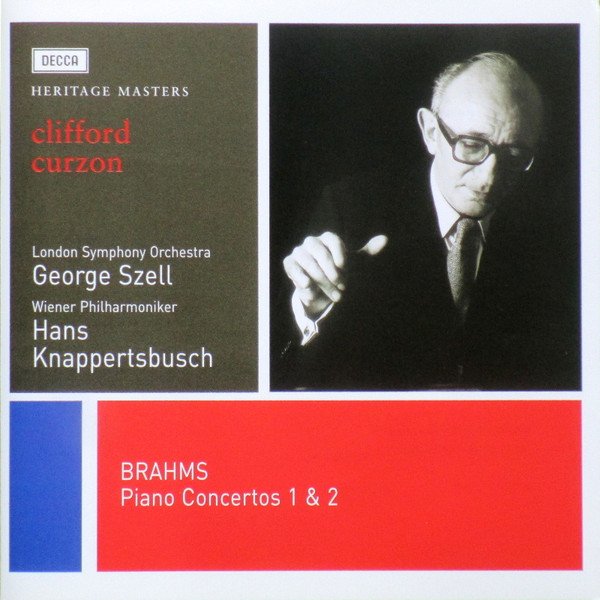 Brahms* - Clifford Curzon • London Symphony Orchestra, George Szell • Wiener Philharmoniker, Hans Knappertsbusch - Piano Concertos 1 & 2 (2xCD, Comp, Mono)