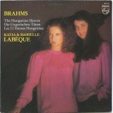 Brahms* - Katia & Marielle Labèque* - The Hungarian Dances = Die Ungarischen Tänze = Les 21 Danses Hongraises (LP)