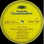 Brahms* – Christian Ferras · Herbert von Karajan - Berliner Philharmoniker - Konzert Für Violine Und Orchester D-Dur (LP, Album, RP)