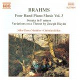 Brahms* : Silke-Thora Matthies • Christian Köhn - Four Hand Piano Music Vol. 3 (Sonata In F Minor / Variations On A Theme By Joseph Haydn) (CD, Album)