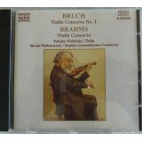 Brahms*, Bruch* ~ Takako Nishizaki, Slovak Philharmonic Orchestra, Stephen Gunzenhauser - Violin Concerto No. 1 / Violin Concerto (CD, Album, RE)