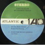 John Coltrane - My Favorite Things (LP, Album, RE)
