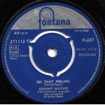 Johnny Mathis - My Love For You / Oh That Feeling  (7
