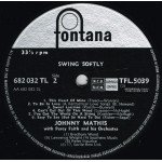 Johnny Mathis - Swing Softly (LP, Album, Mono)
