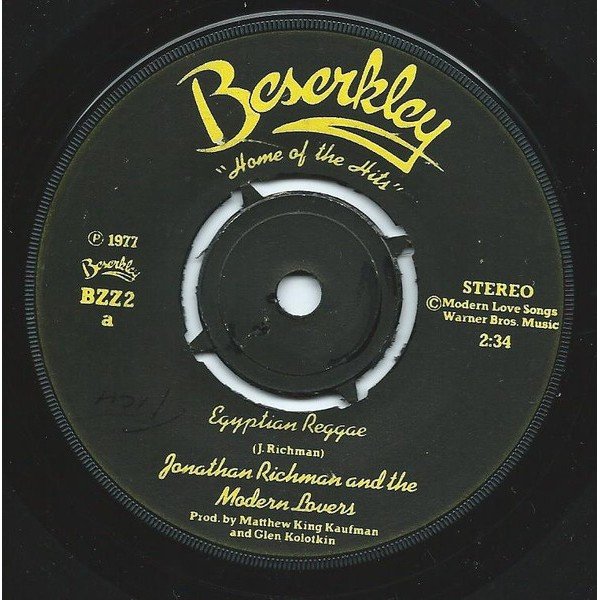 Jonathan Richman & The Modern Lovers - Egyptian Reggae (7