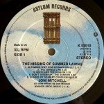 Joni Mitchell - The Hissing Of Summer Lawns (LP, Album, Emb)