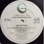 Joni Mitchell - Wild Things Run Fast (LP, Album, Gat)