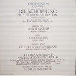 Joseph Haydn - Edith Mathis • Dietrich Fischer-Dieskau, Aldo Baldin, Chorus* & Academy Of St. Martin-In-The-Fields*, Neville Marriner* -  Die Schöpfung = The Creation = La Création (2xLP + Box)