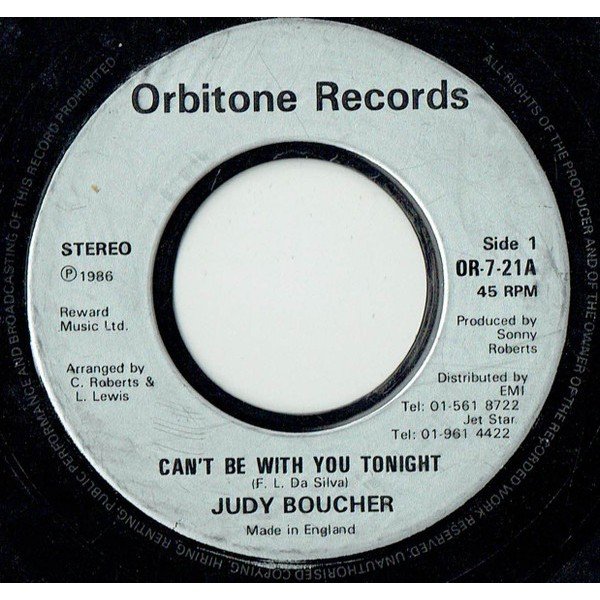 Judy Boucher - Can't Be With You Tonight (7