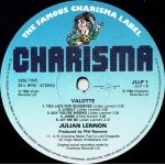 Julian Lennon - Valotte (LP, Album)
