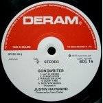 Justin Hayward - Songwriter (LP, Album)