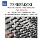 Penderecki*, Barry Douglas, Łukasz Długosz, Antoni Wit, Warsaw Philharmonic Orchestra* - Piano Concerto 'Resurrection', Flute Concerto (CD, Album)