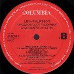 Lena Ph* - A Woman's Gotta Do What A Woman's Gotta Do (LP, Album)
