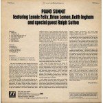 Lennie Felix, Brian Lemon, Keith Ingham, Ralph Sutton (2) - Piano Summit (LP)
