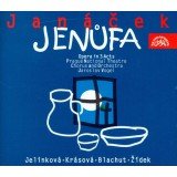 Leoš Janáček - Jelínková* •  Krásová* •  Blachut* •  Žídek* •  Prague National Theater Chorus* And Orchestra* •  Jaroslav Vogel - Jenůfa (2xCD, Album, Mono, RE, RM)