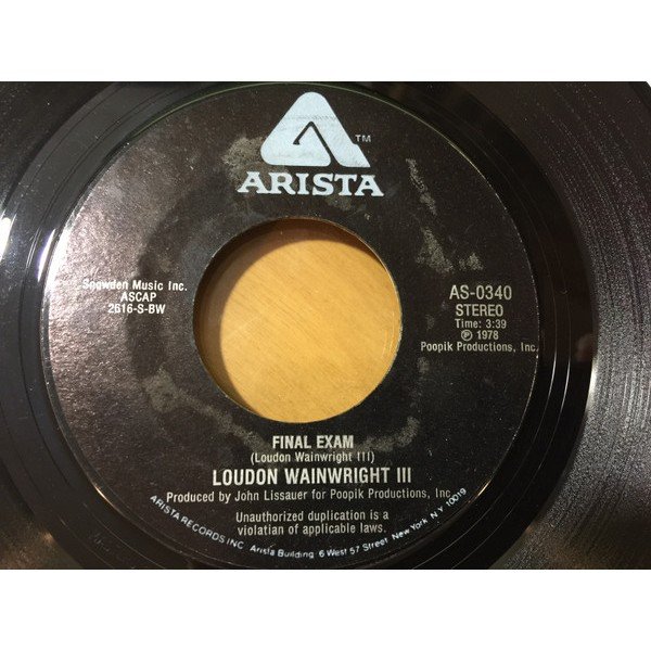 Loudon Wainwright III - Final Exam (7
