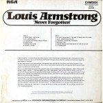 Louis Armstrong - Never Forgotten (LP, Comp)