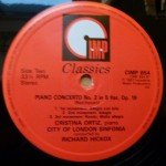 Beethoven* / Cristina Ortiz / City Of London Sinfonia Conducted By Richard Hickox - Piano Concertos Nr 1 & 2 (LP)