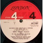 Beethoven*, Rudolf Firkušný, Uri Segal Conducting New Philharmonia Orchestra - Beethoven Piano Concerto No. 5 In E Flat Major Opus 73 (