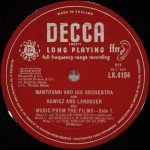 Mantovani And His Orchestra With Rawicz And Landauer* - Play Music From The Films (LP)